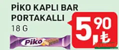 PİKO KAPLI BAR PORTAKALLI ÇİKOLATA18 G PİKO KAPLI BAR PORTAKALLI ÇİKOLATA18 G